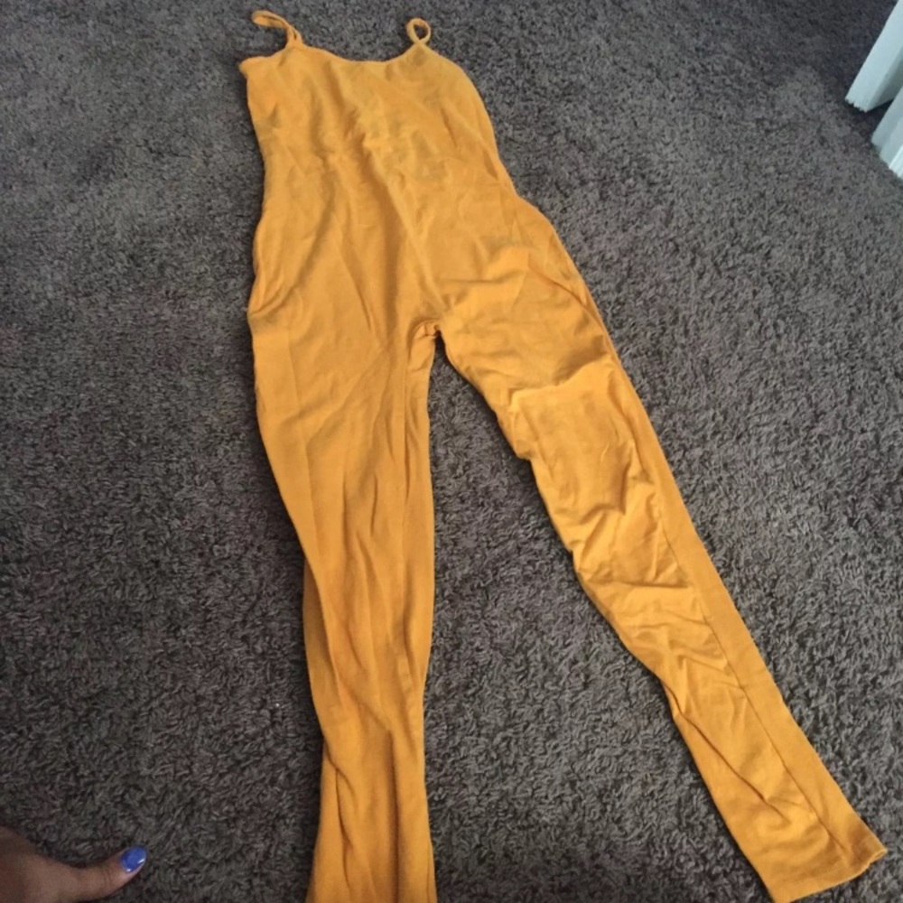 Yellow jumpsuit